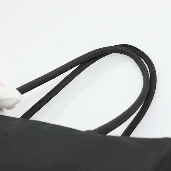 PRADA Tote Bag Nylon Black Silver - Picture 8 of 9